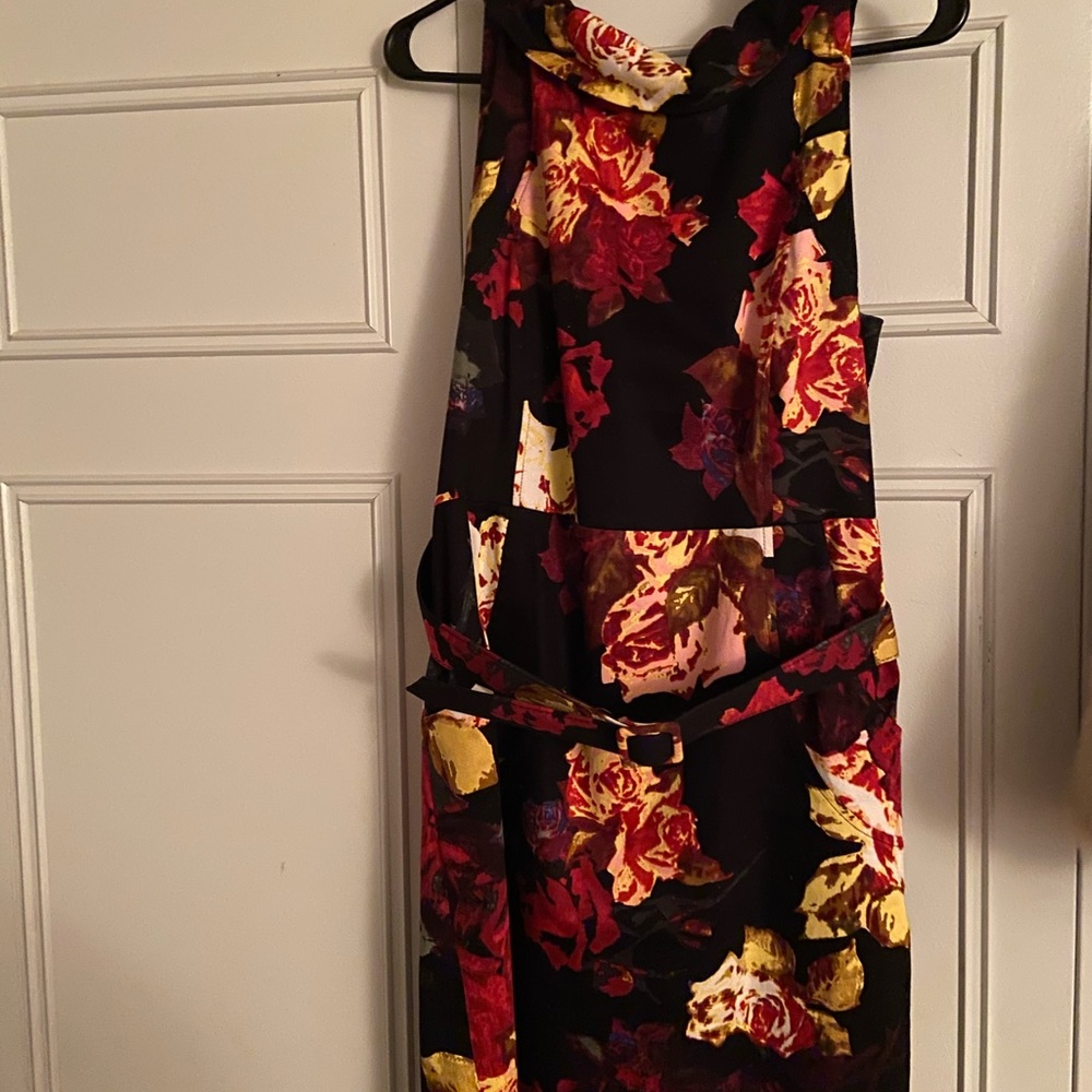 Cowl Neck 1950’s Inspired Dress Worn Twice!
